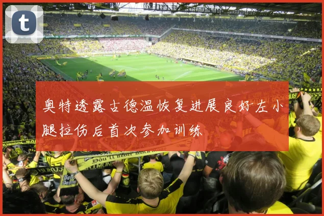 奥特透露古德温恢复进展良好左小腿拉伤后首次参加训练